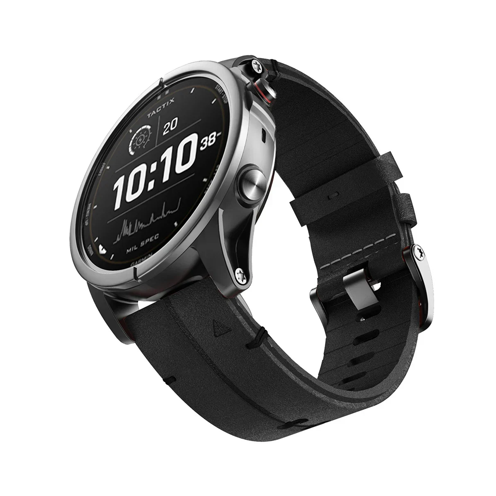 Quick-Fit Strap | 26mm (Modern Leather & Titanium) – 2 colors